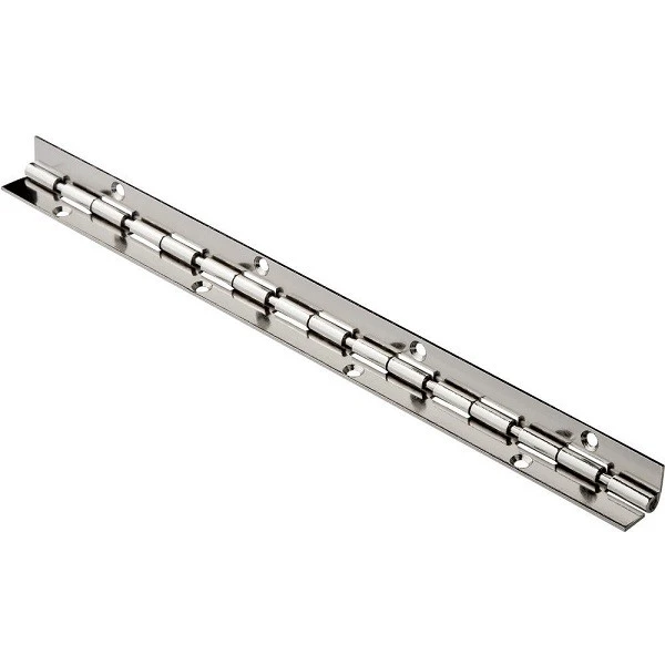 Mirror surface piano hinge